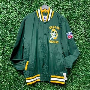 STARTER 🏈 (GREEN BAY PACKERS) 🧀 NYLON JACKET